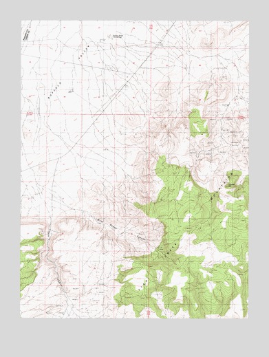 Wild Range Canyon, NV USGS Topographic Map