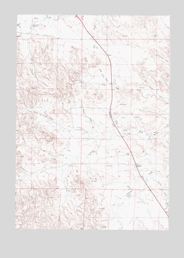 Wildcat, WY USGS Topographic Map