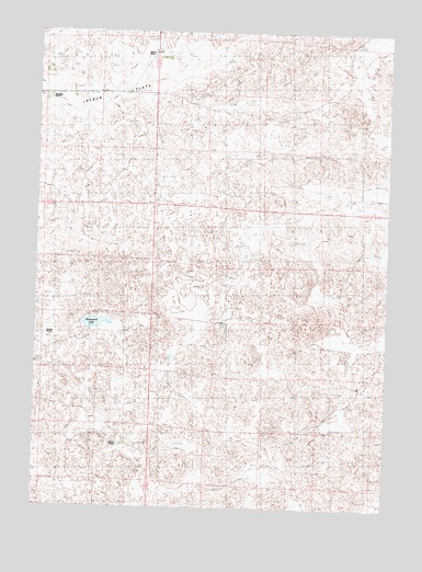 Bornemann Lake, NE USGS Topographic Map