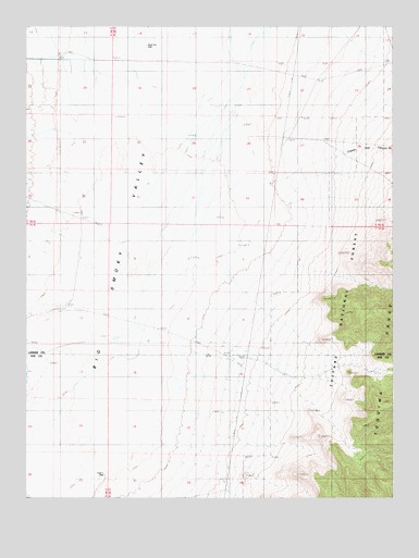 Wildcat Peak NW, NV USGS Topographic Map