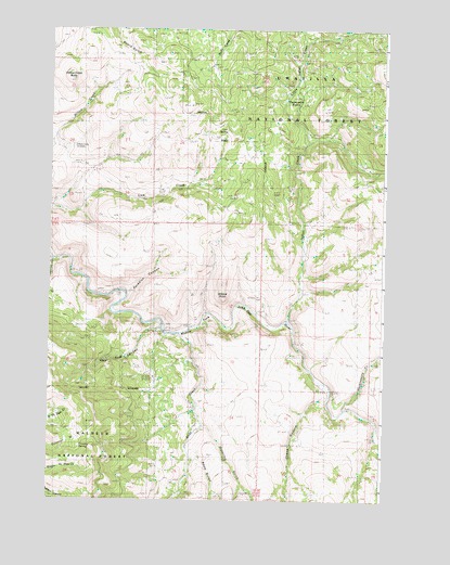 Wildcat Point, OR USGS Topographic Map