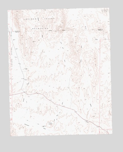 Wildcat Wash SE, NV USGS Topographic Map