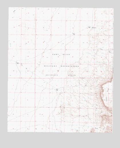 Wilde Tank, NM USGS Topographic Map