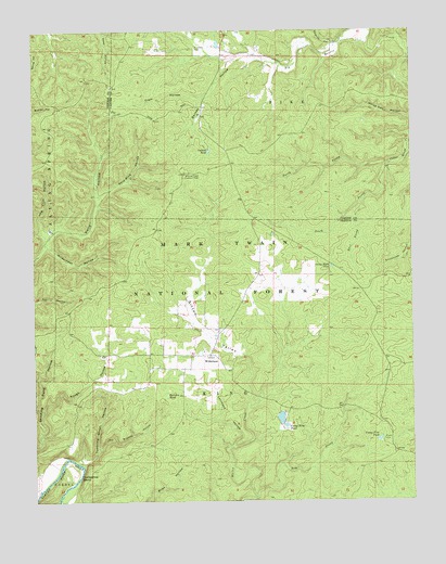 Wilderness, MO USGS Topographic Map