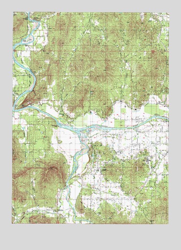 Wilderville, OR USGS Topographic Map