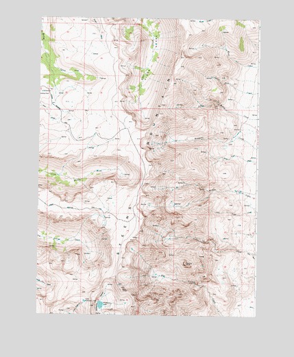 Wildhorse Lake, OR USGS Topographic Map