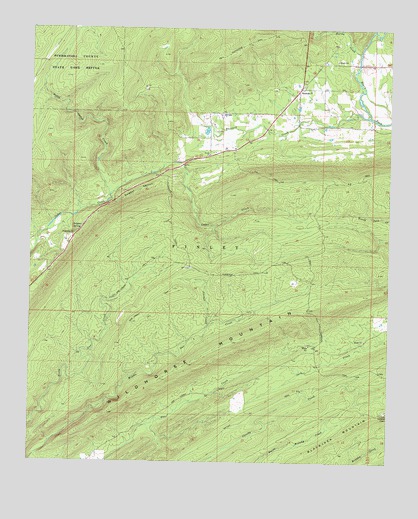 Wildhorse Mountain, OK USGS Topographic Map