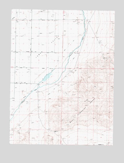 Wildhorse Pass, NV USGS Topographic Map