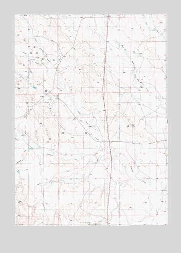 Wildlife Draw East, WY USGS Topographic Map