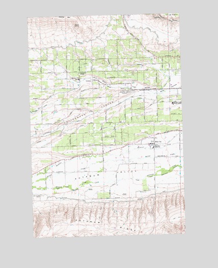 Wiley City, WA USGS Topographic Map