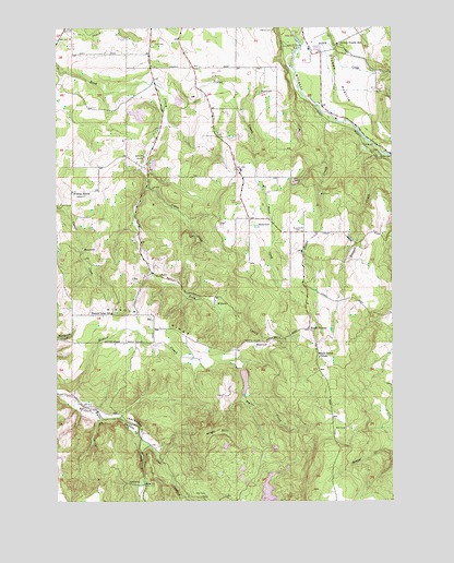 Wilhoit, OR USGS Topographic Map