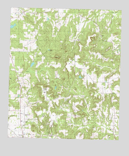 Wilkerson Mountain, TX USGS Topographic Map
