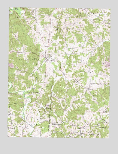 Wilkesville, OH USGS Topographic Map