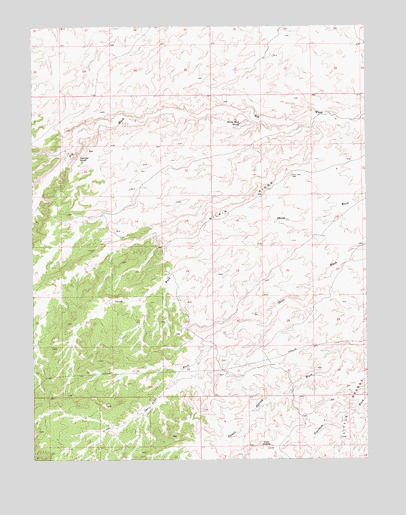 Wilkin Ridge, UT USGS Topographic Map