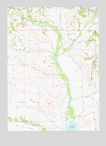 Wilkinson Creek, WY USGS Topographic Map