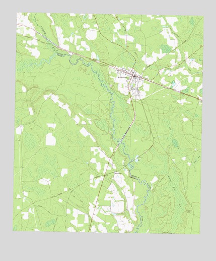 Willacoochee, GA USGS Topographic Map
