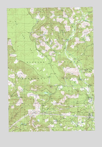 Willard, WA USGS Topographic Map