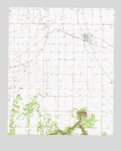 Willard, NM USGS Topographic Map