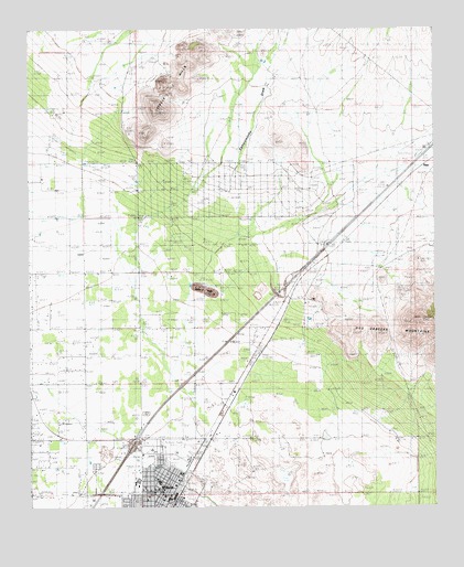Willcox North, AZ USGS Topographic Map