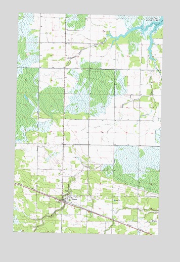 Williams, MN USGS Topographic Map