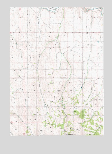 Williams Creek, ID USGS Topographic Map