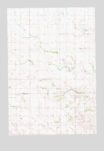 Williams Lake, ND USGS Topographic Map