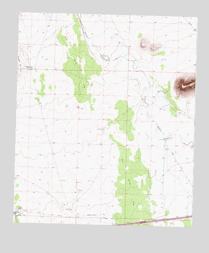 Williams Ranch, NM USGS Topographic Map