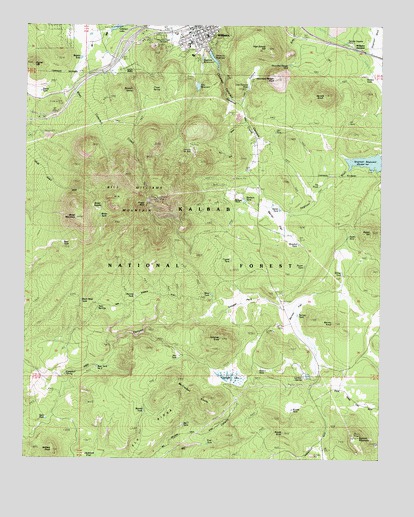 Williams South, AZ USGS Topographic Map