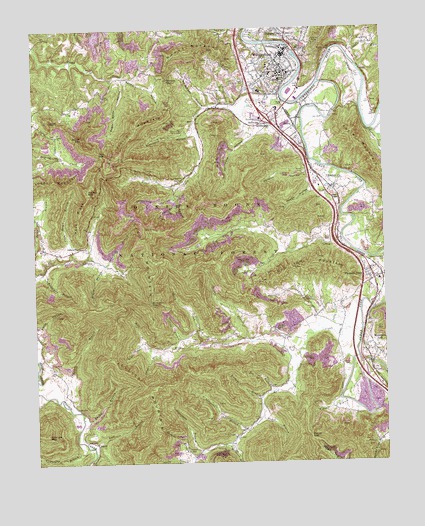Williamsburg, KY USGS Topographic Map