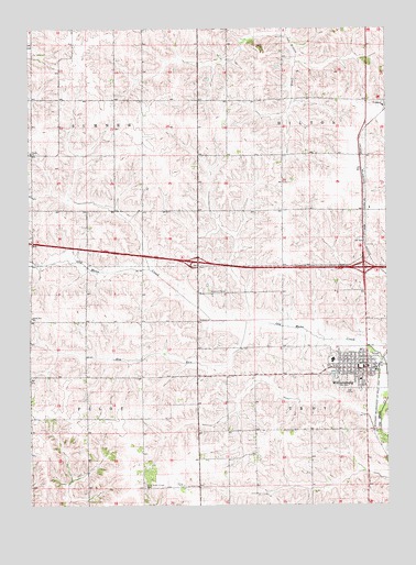 Williamsburg, IA USGS Topographic Map