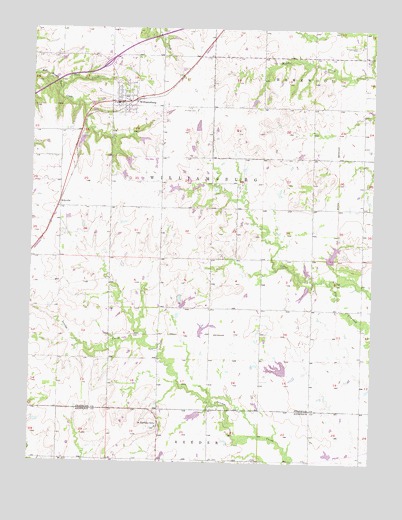 Williamsburg, KS USGS Topographic Map