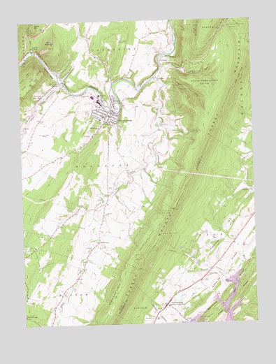 Williamsburg, PA USGS Topographic Map