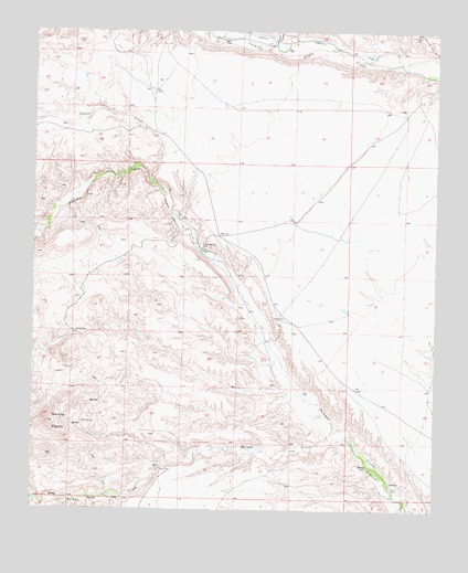 Williamsburg NW, NM USGS Topographic Map