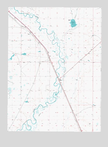 Bosler, WY USGS Topographic Map