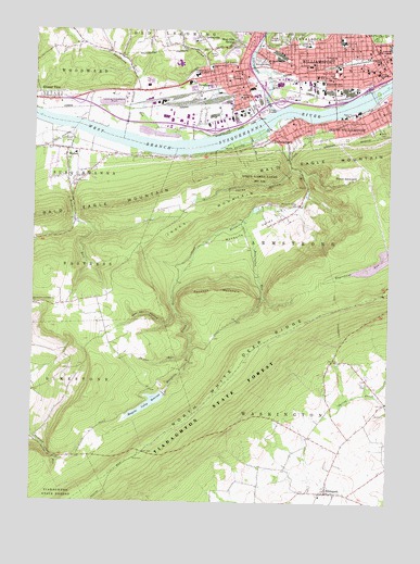 Williamsport, PA USGS Topographic Map