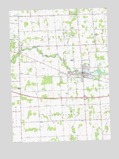 Williamston, MI USGS Topographic Map