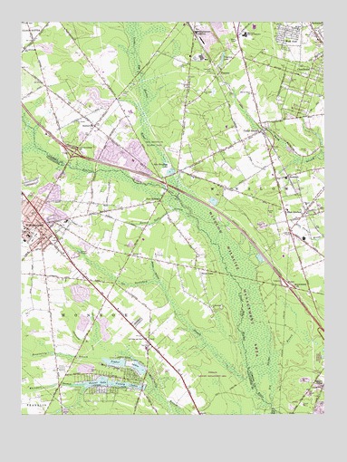 Williamstown, NJ USGS Topographic Map