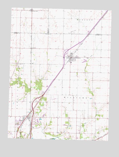 Williamsville, IL USGS Topographic Map