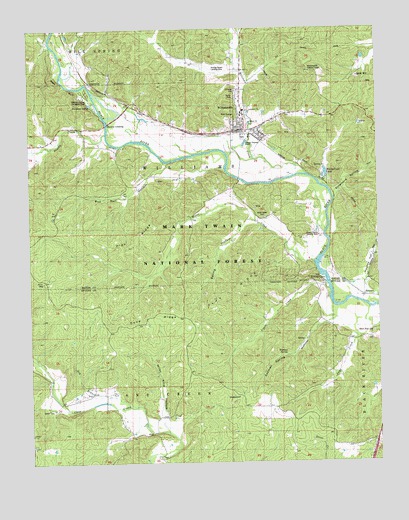 Williamsville, MO USGS Topographic Map
