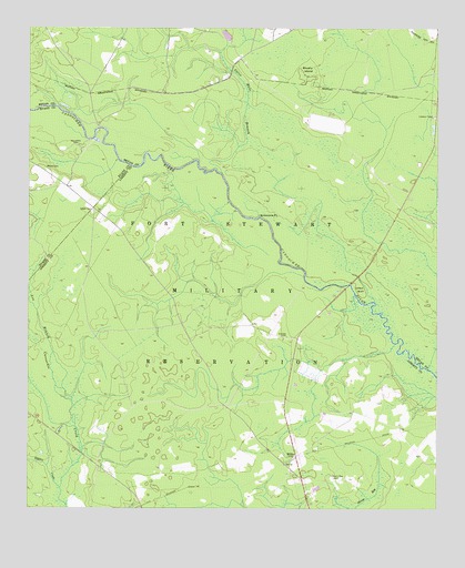 Willie, GA USGS Topographic Map