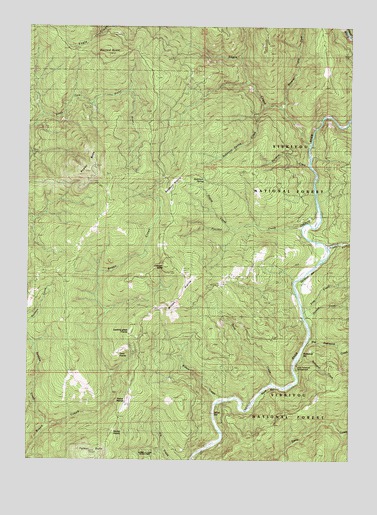 Bosley Butte, OR USGS Topographic Map