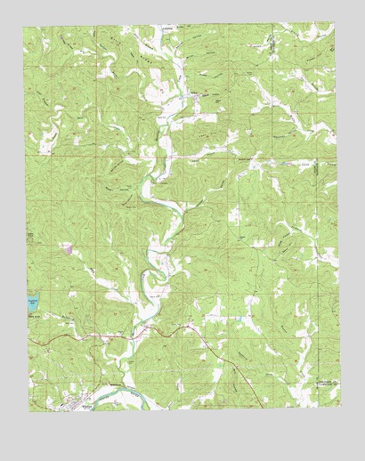 Williford, AR USGS Topographic Map