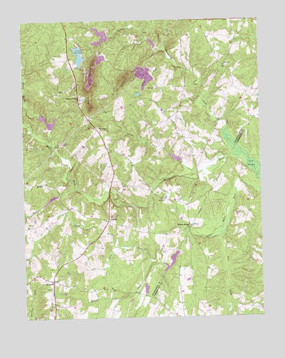 Willis Mountain, VA USGS Topographic Map
