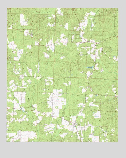 Willisville, AR USGS Topographic Map