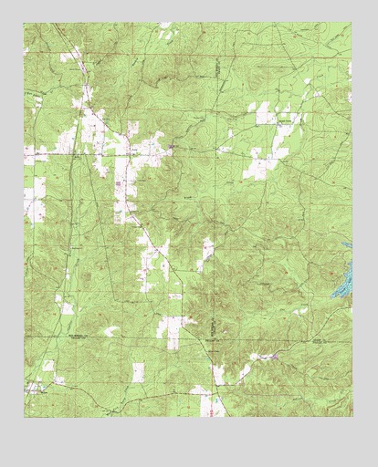 Willow, AR USGS Topographic Map