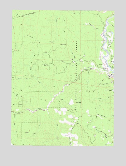 Willow Creek, CA USGS Topographic Map