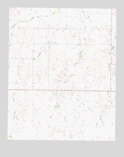 Willow Creek, TX USGS Topographic Map