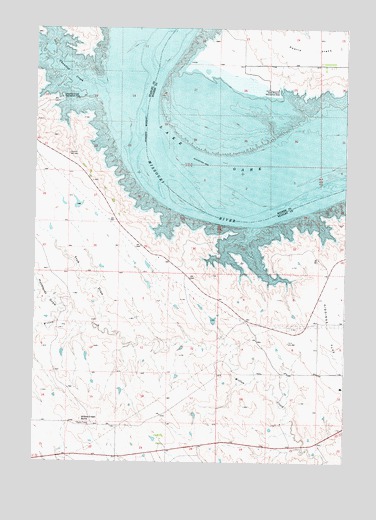 Willow Creek Butte, SD USGS Topographic Map
