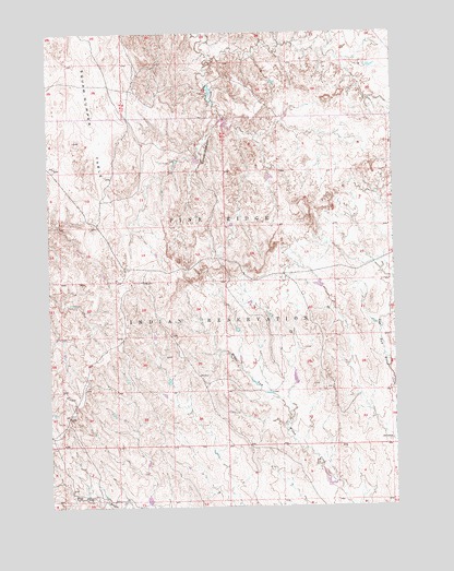 Willow Creek NW, SD USGS Topographic Map