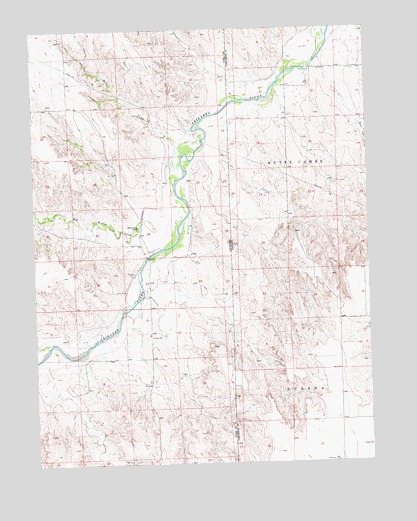 Willow Creek Ranch, CO USGS Topographic Map